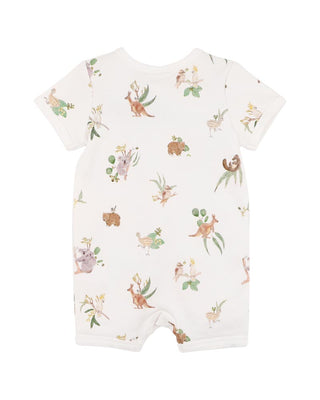 AUSTRALIANA ORGANIC SS ZIPSUIT