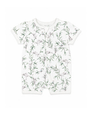 TAYLOR ORGANIC SS ZIP ROMPER
