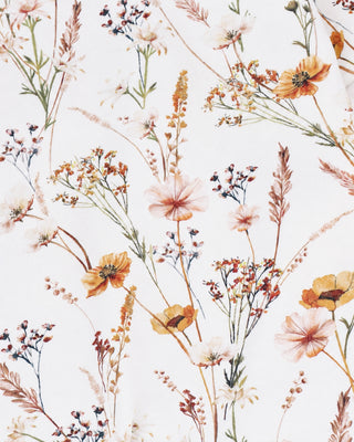 TAYLOR ORGANIC FLORAL LS ZIPSUIT
