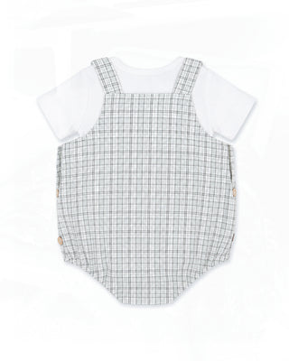 TAYLOR CHECK BODYSUIT & TEE SET