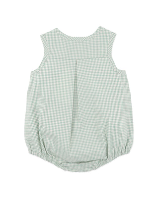 SCOUT CHECK BUTTON UP BODYSUIT