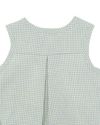 SCOUT CHECK BUTTON UP BODYSUIT