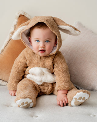 LATTE SHERPA BUNNY ONESIE