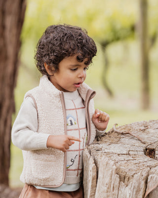 NATURAL SHERPA VEST