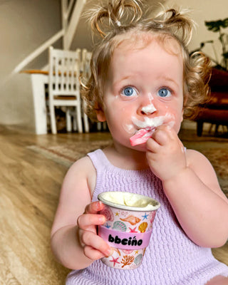 Reusable Babycino Bamboo Cup - Shell, Yeah! (120ml)