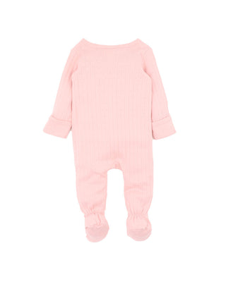 BLOSSOM ORGANIC POINTELLE LS ZIPSUIT