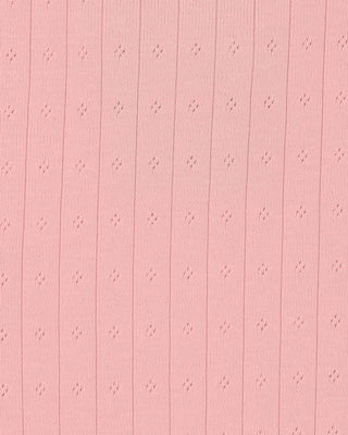 BLOSSOM ORGANIC POINTELLE LS ZIPSUIT