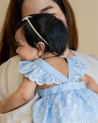 ZARA EMB. OVERLAY DRESS