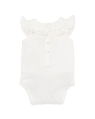 ZARA FRILL YOKE BODYSUIT