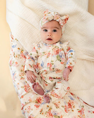 ANYA BLOOM ORGANIC LS ZIP ZIPSUIT