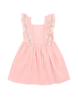 TESS EMB. FRILL DRESS