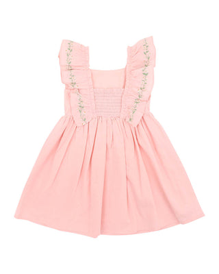 TESS EMB. FRILL DRESS