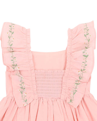 TESS EMB. FRILL DRESS