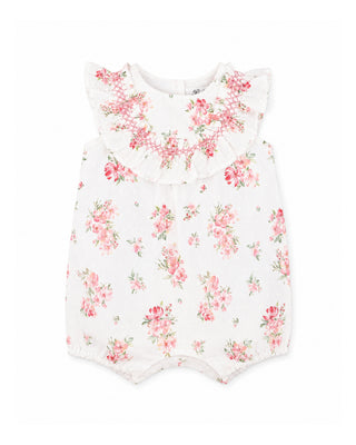 CHELSEA FRILL YOKE ROMPER