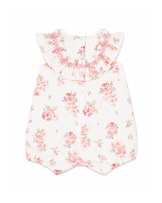 CHELSEA FRILL YOKE ROMPER