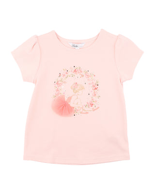 CHELSEA ORGANIC BALLERINA TEE 3-7Y