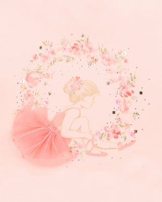 CHELSEA ORGANIC BALLERINA TEE 3-7Y