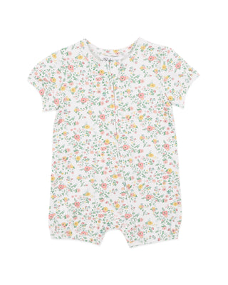 PIA ORGANIC SS ZIP ROMPER