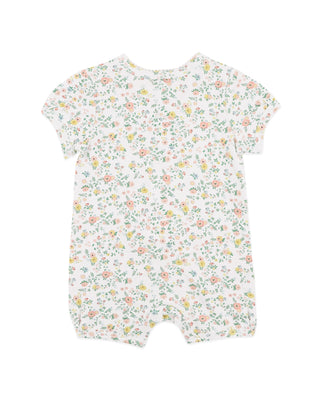 PIA ORGANIC SS ZIP ROMPER