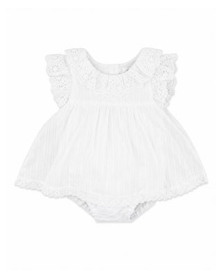 WILLA CREAM OVERLAY BODYSUIT