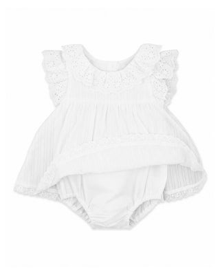 WILLA CREAM OVERLAY BODYSUIT