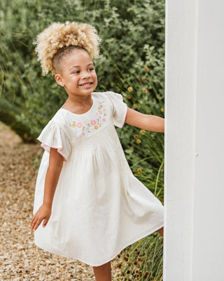 WILLA EMBROIDERY DRESS 3-7Y