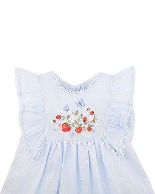 POPPY EMB.YOKE DRESS