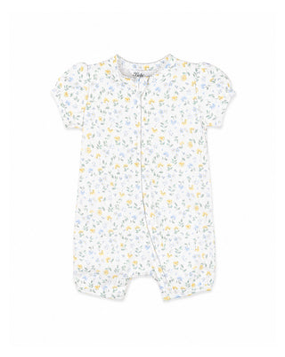LIBBY ORGANIC SS ZIP ROMPER