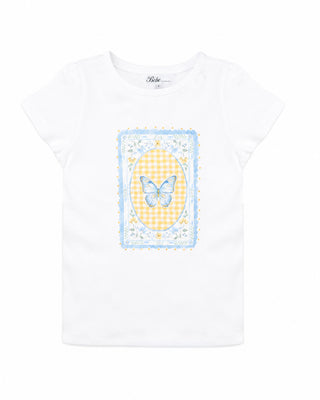 LIBBY ORGANIC BUTTERFLY TEE 3-7Y