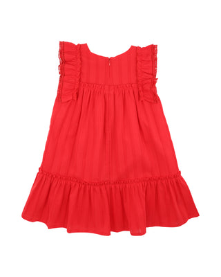 FESTIVE BROIDERY DRESS 3-7Y