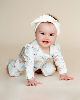 GEMMA BIRD ORGANIC LS ZIPSUIT