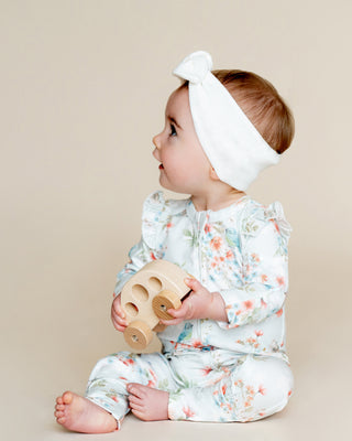 GEMMA BIRD ORGANIC LS ZIPSUIT