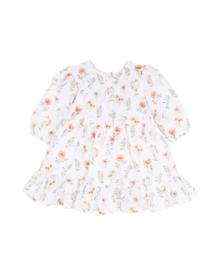GEMMA ORGANIC SHIRRED DRESS