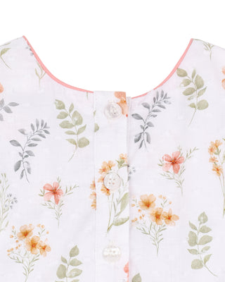GEMMA ORGANIC SHIRRED DRESS