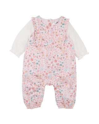 FERN ORGANIC WOVEN LS ROMPER