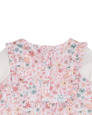 FERN ORGANIC WOVEN LS ROMPER
