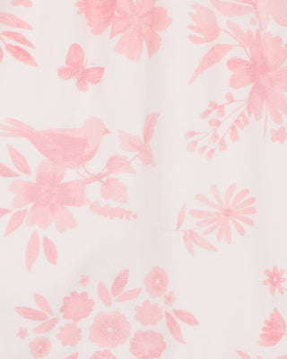 FERN BIRDS ORGANIC OVERLAY DRESS