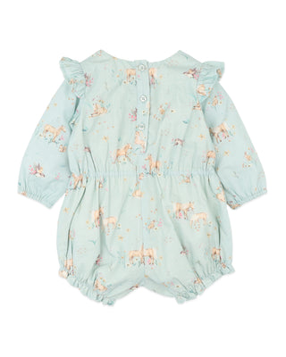 WINNIE LS WOVEN ROMPER