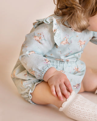 WINNIE LS WOVEN ROMPER