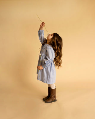 WINNIE EMB. DRESS 3-7 YRS