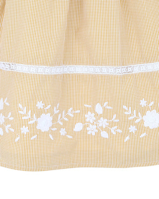 WINNIE EMB. GINGHAM DRESS 3-7 YRS