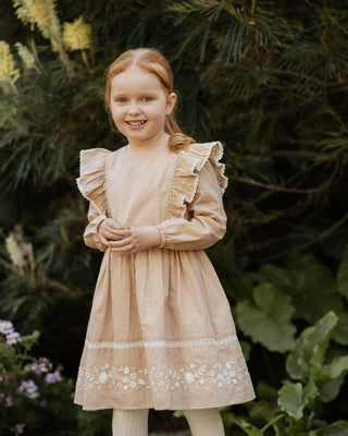 WINNIE EMB. GINGHAM DRESS 3-7 YRS