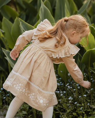WINNIE EMB. GINGHAM DRESS 3-7 YRS