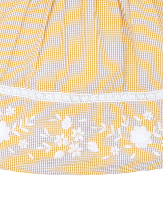 WINNIE EMB. GINGHAM DRESS