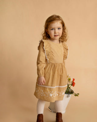 WINNIE EMB. GINGHAM DRESS