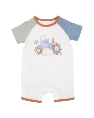 CLAYTON FARM SCENE SS ROMPER
