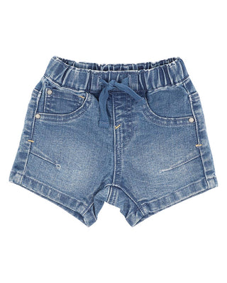 BOYS KNIT DENIM SHORTS
