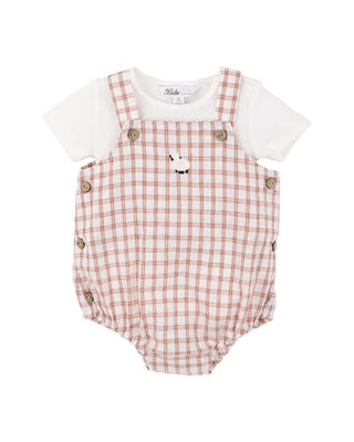 CLAYTON CHECK BODYSUIT 2 PIECE SET