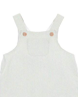 ROMAN GREEN STRIPE OVERALLS