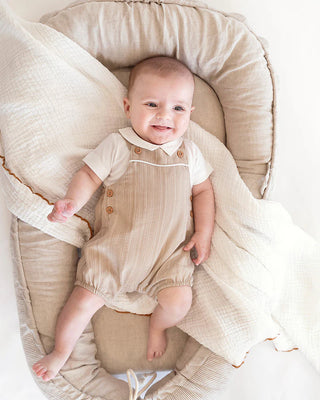 ROMAN STONE STRIPE OVERALLS